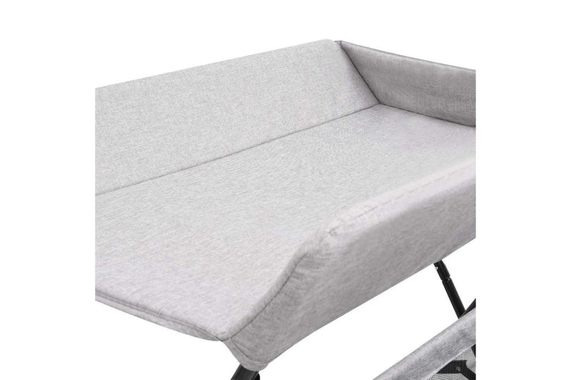 Changing Table Light Grey Iron vidaXL
