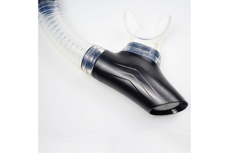 DEDEPU Scuba Diving Snorkel Swimming Underwater Breathing Air Tube Gear Snorkeling Silicone Full Dry Mouthpiece Hose