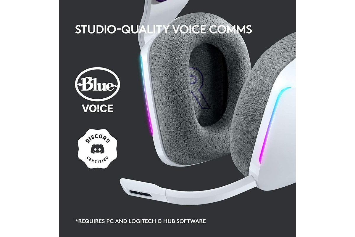 Logitech G733 LIGHTSPEED Wireless RGB Gaming Headset - White