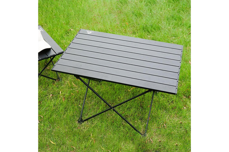 Hyperanger Portable Aluminum Alloy Camping Folding Picnic Table Camping Tables