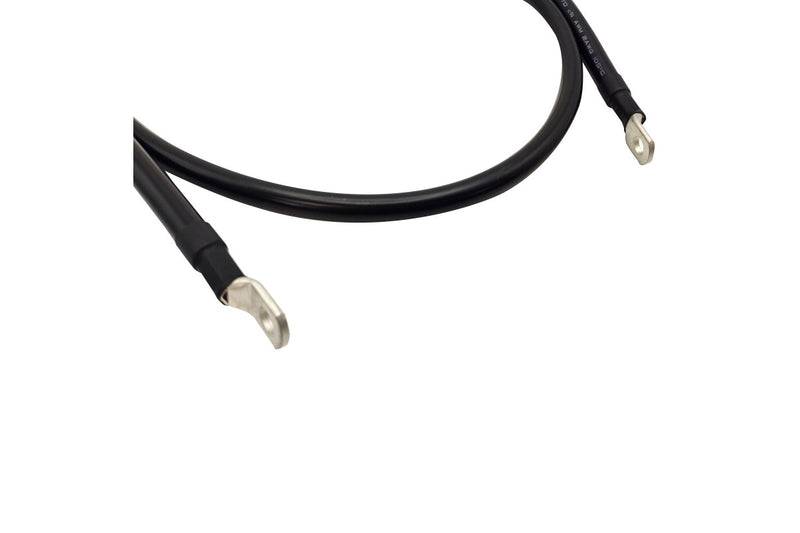 1.5m 2AWG Connector Cable Power Wire Black M8 Lug On Both Ends Superior Corrosion Resistance Inverter Car RV Marine