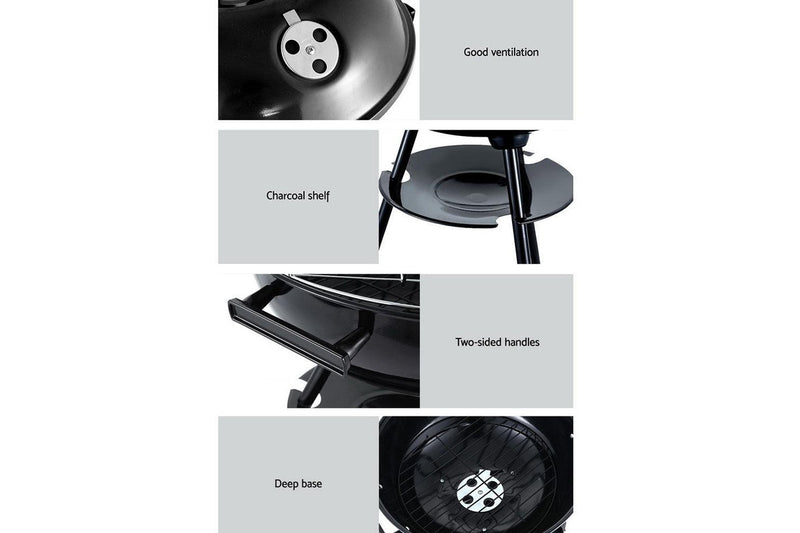 Grillz BBQ Grill Charcoal Smoker