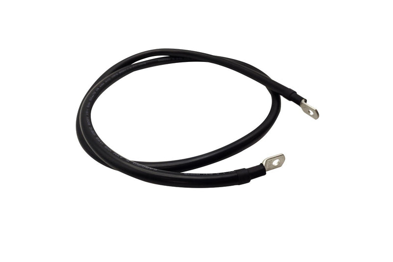 1.5m 1AWG Connector Cable Power Wire Black M8 Lug On Both Ends Superior Corrosion Resistance Inverter Car RV Marine