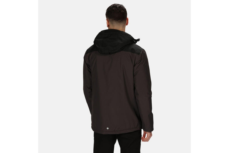 Regatta Mens Thornridge II Insulated Jacket (Ash/Black) (XXL)