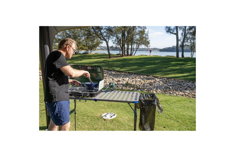 Quest Outdoors 122x61cm Razor 120 Bi-Fold Camping Table Hiking Furniture