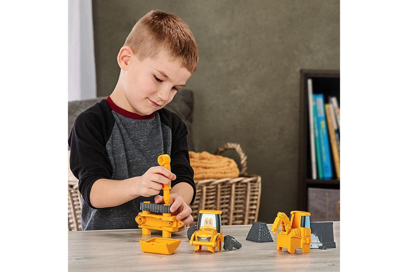John Deere Kids Children Build-A-Buddy Vehicle Building Toy Backhoe Loader 3y+