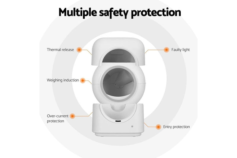 i.Pet Automatic Cat Litter Box Self-Cleaning Smart Large Toilet Tray App Control