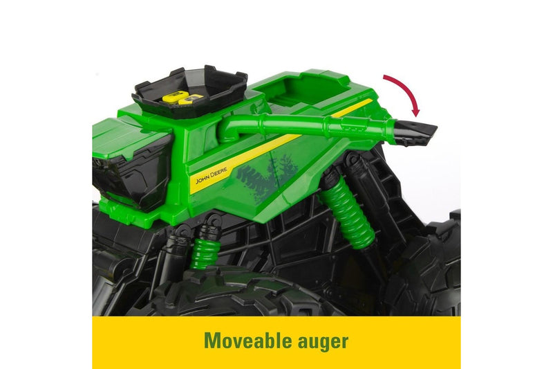 John Deere Kids 45cm Monster Treads Super Scale Combine Children Vehicle Toy 3y+