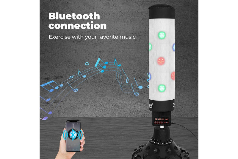 Centra Punching Boxing Bag Stand Electronic Counter Music LED Kick Gym Traning