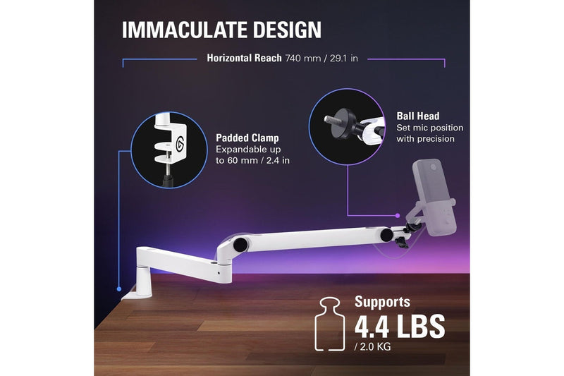 Elgato Wave Mic Arm LP (White)