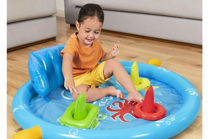 Bestway: Lil' SeaShapes Baby Pool (45" x 35" x 30"/1.15m x 89cm x 76cm)