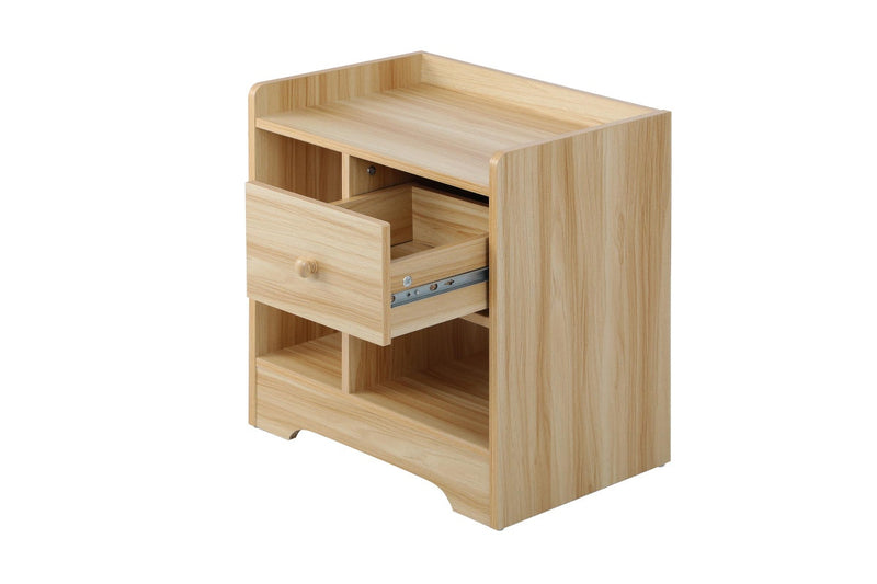 Oikiture Bedside Tables End Table (Wood)
