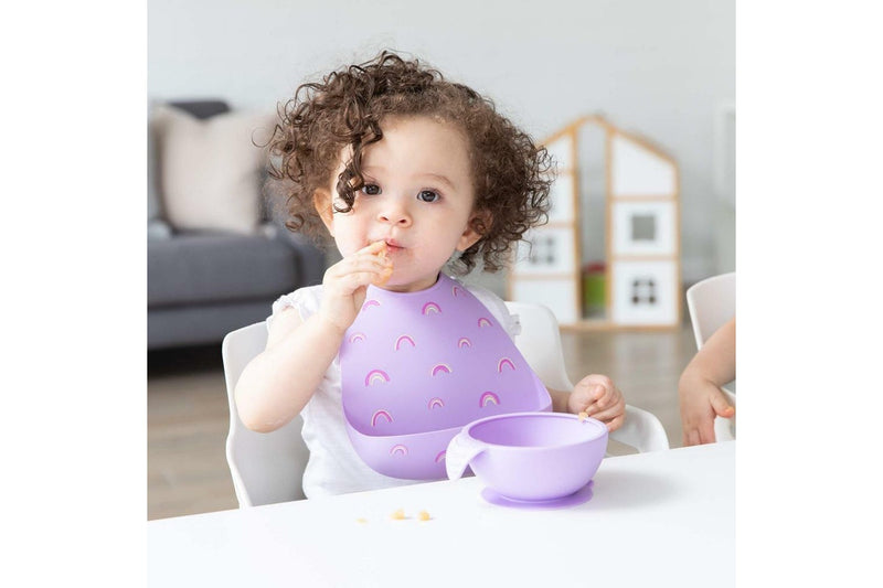 Bumkins: Silicone Bib - Rainbows