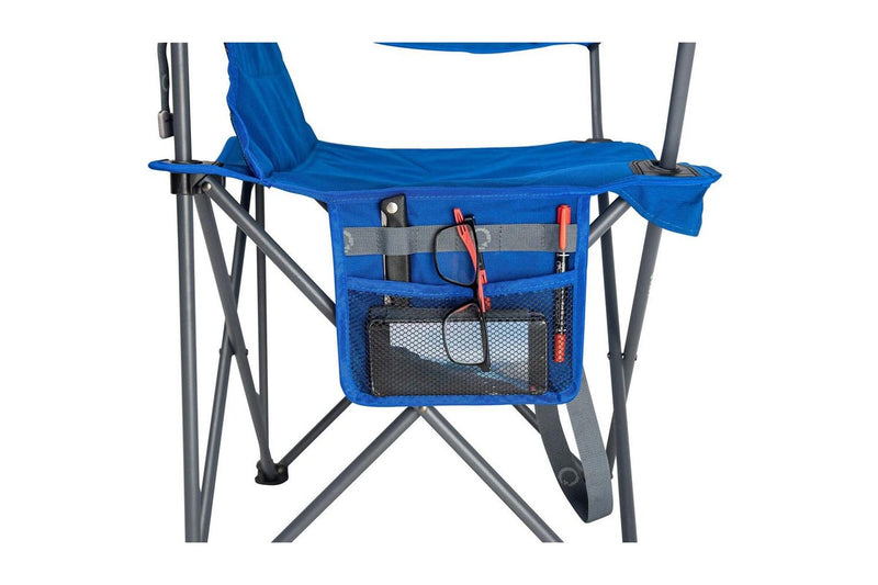 Quest Outdoors Steel Frame Polyester Little Mutha Camp Chair Regal Blue