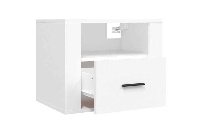 Wall-mounted Bedside Cabinet White 50x36x40 cm vidaXL