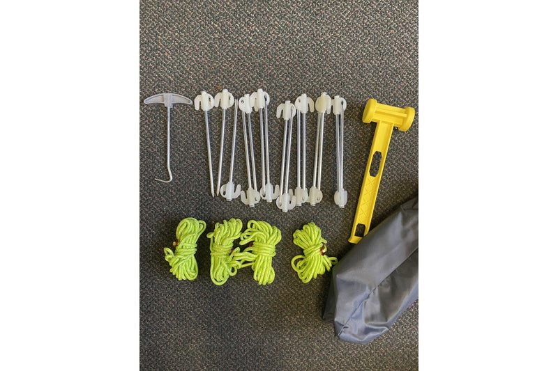 Ozstock Glow Tent Pegs Stakes Reflective Lines 25PCS Set Tent Accessory for Hiking Camping