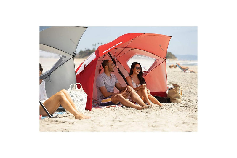 Sport-Brella 244cm Premiere Umbrella UPF 50+ Sun Weather Protection w Bag Red