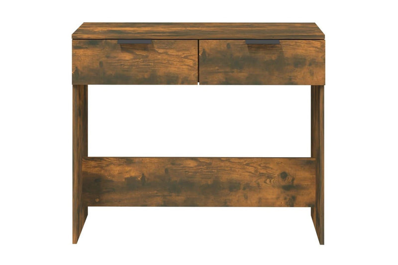 Console Table Smoked Oak 90x36x75 cm Engineered Wood vidaXL
