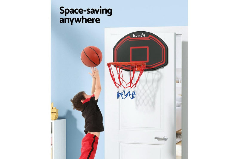 Everfit 38" Basketball Hoop Backboard Door Wall Mounted Ring Net Sports Kids