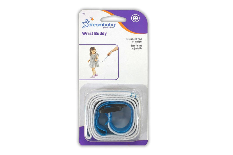2x Dreambaby Wrist Buddy Baby Toddler Safety Walking Adjustable Strap Assorted
