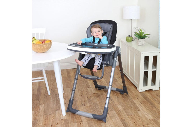 Baby Trend 7in1 Feeding Center High Chair w Tray Evening Grey Baby Kids Toddler