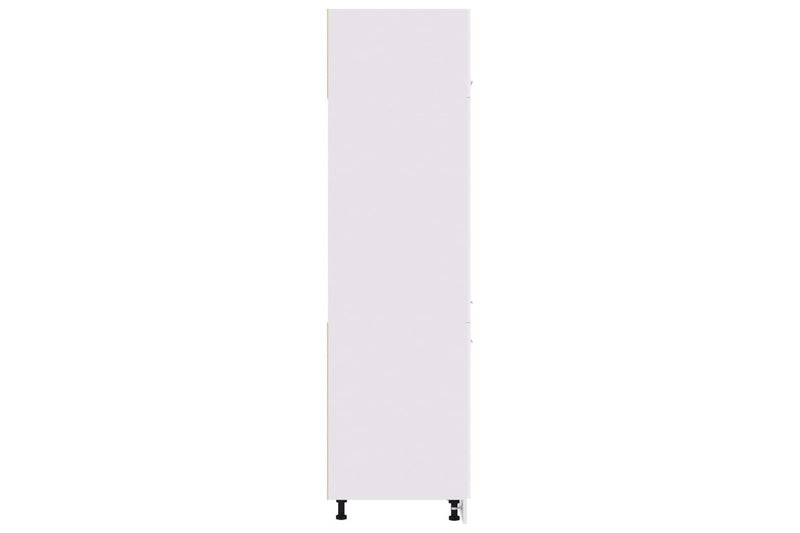 Refrigerator Cabinet White 60x57x207 cm Engineered Wood vidaXL