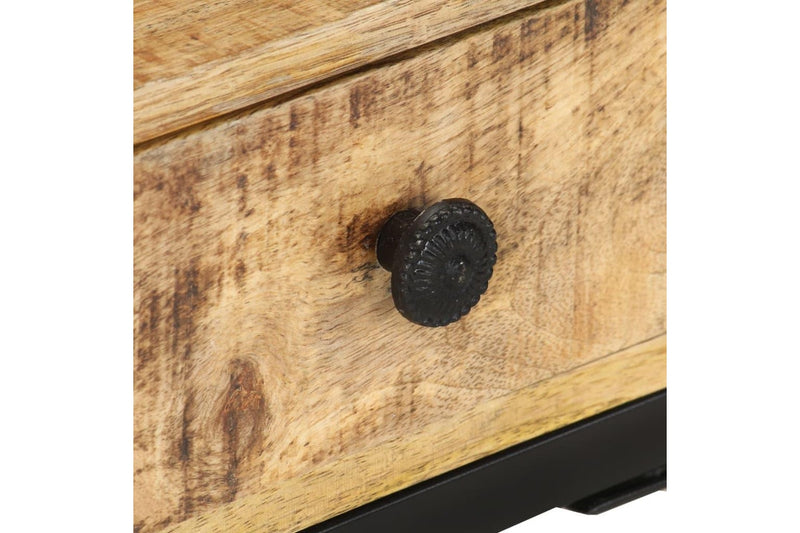 U-Shaped Side Table 45x30x61 cm Solid Mango Wood vidaXL