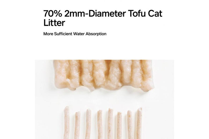 2x Pidan 2.4kg 6L Original Tofu Cat Toilet Litter Pea Dregs Flushable Absorbent