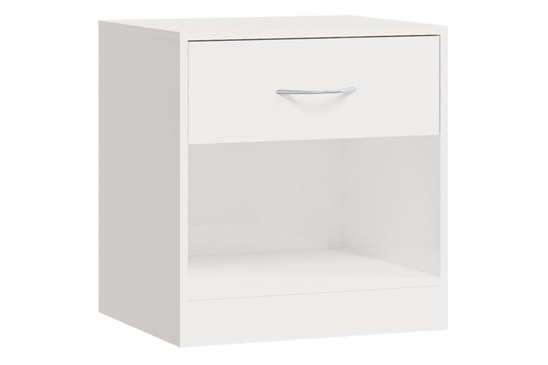 Bedside Cabinets 2 Pcs With Drawer High Gloss White Bedside Tables