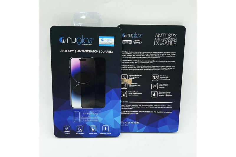 Screen Protector Nuglas Full Cover Privacy Anti-Spy Glass For iPhone 16 Pro Max