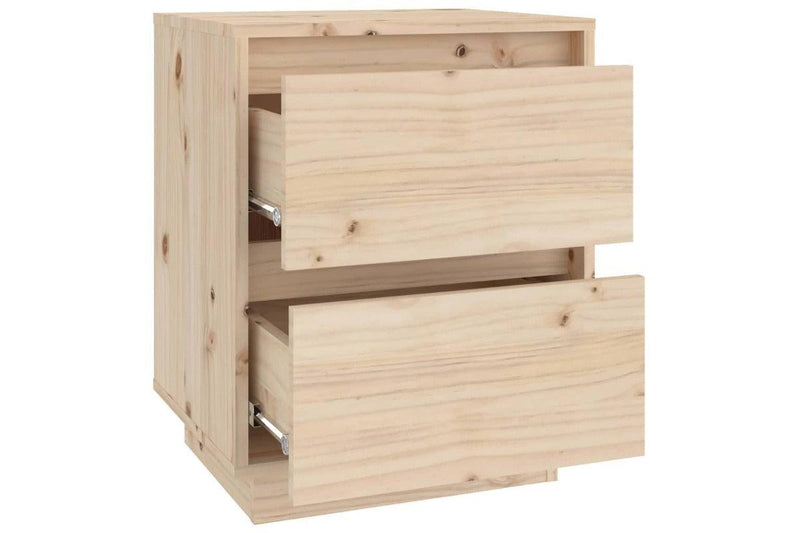 Bedside Cabinets 2 Pcs 40X35x50 Cm Solid Wood Pine Bedside Tables