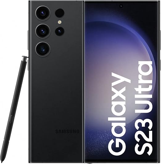 SAMSUNG Galaxy S23 Ultra Cell Phone, Factory Unlocked Android Smartphone, 256GB Storage, 200MP Camera, Night Mode, Long Battery Life, Adaptive Display, S Pen, 2023, Phantom Black (Renewed)