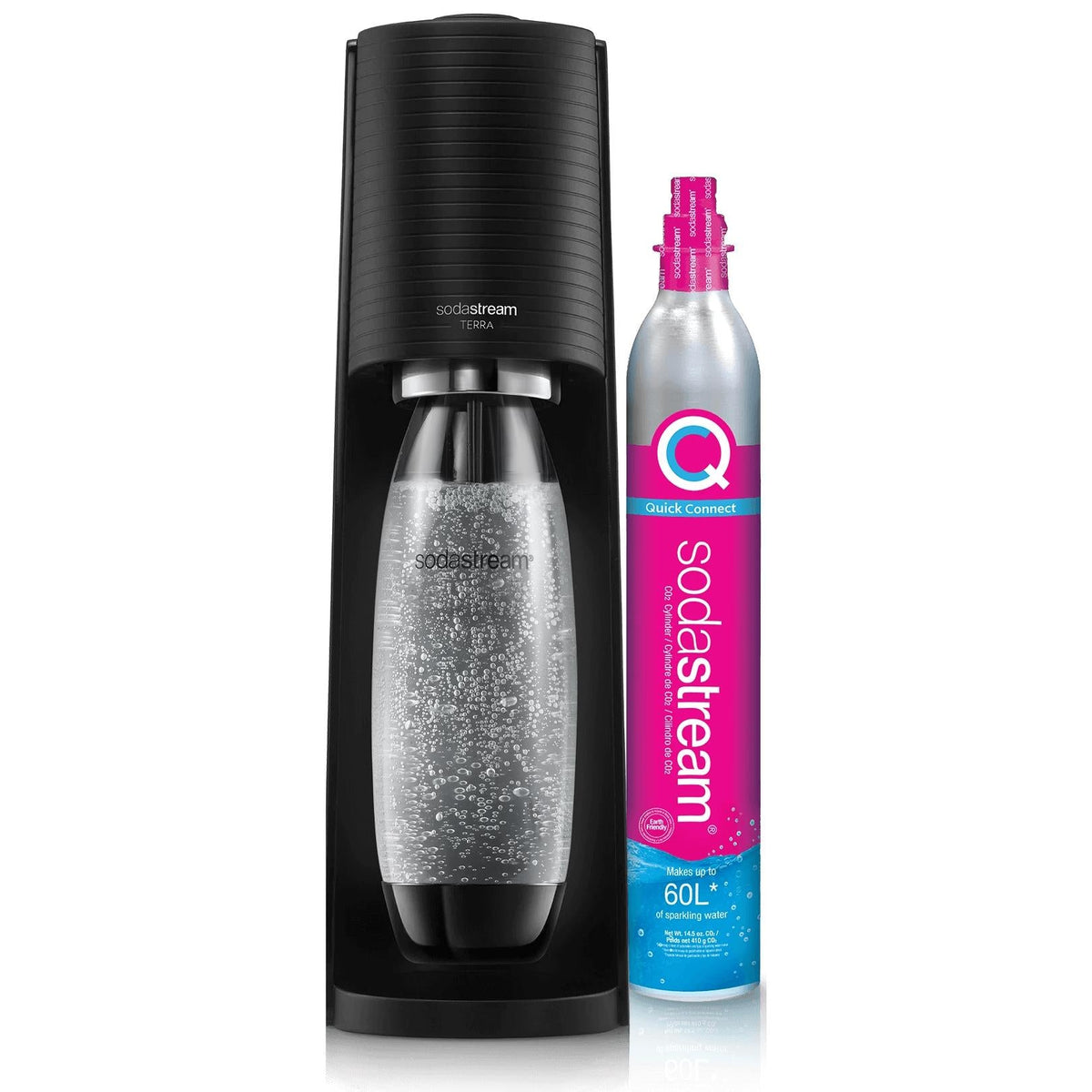 SodaStream Terra Sparkling Water Maker (Black) — view 1