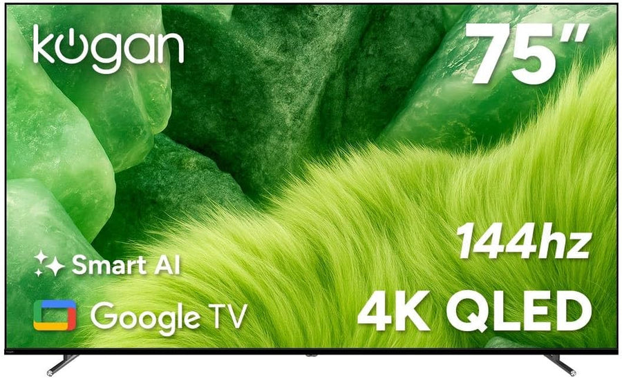 Kogan 75" QLED 4K 144Hz Smart AI Google TV - Q98G