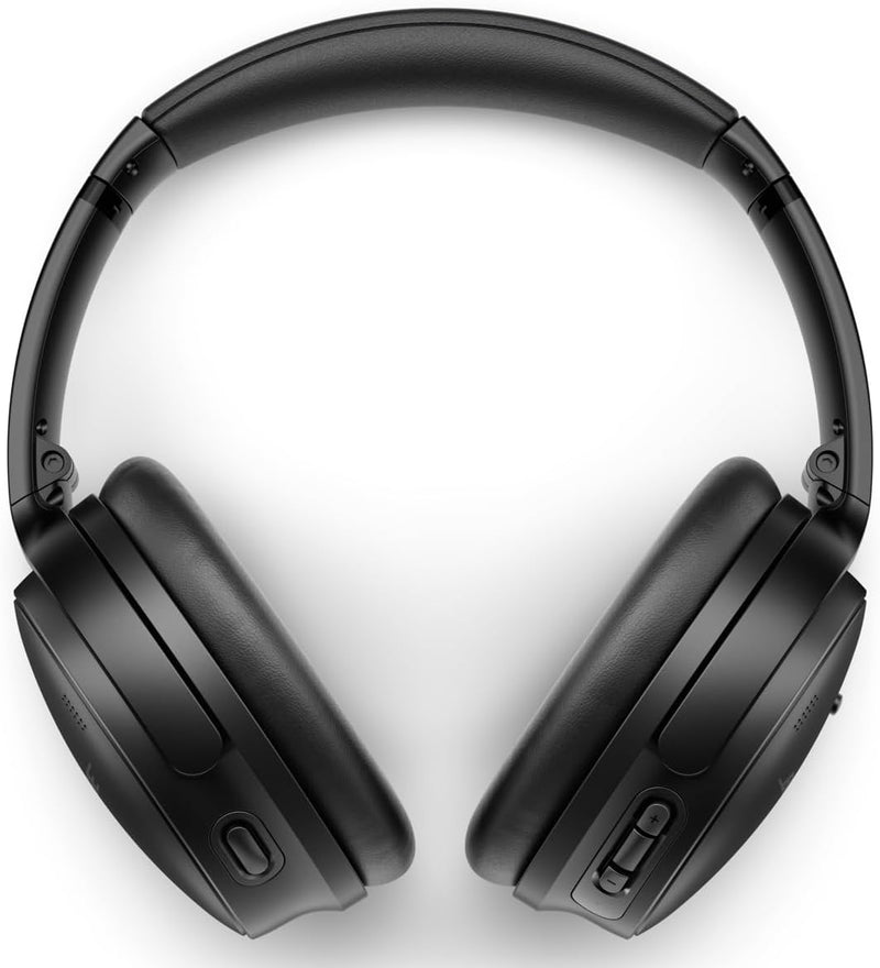 Bose QuietComfort 45 Noise Cancelling Headphones with Built-in Microphone for Clear Calls and Alexa Voice Control, Black