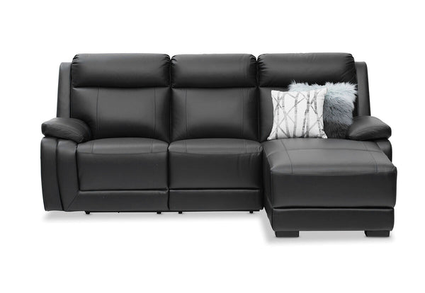 SAN MARCO Leather 3 Seater Chaise