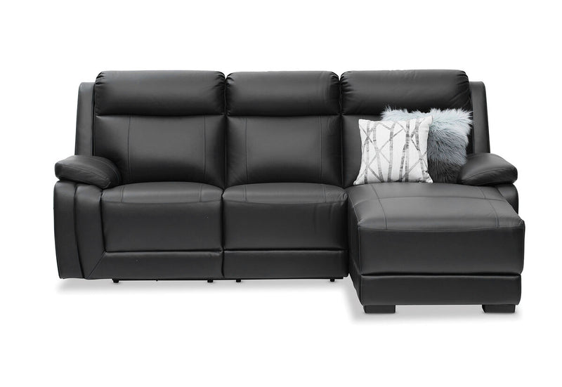 SAN MARCO Leather 3 Seater Chaise