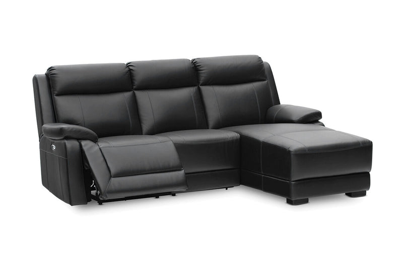 SAN MARCO Leather 3 Seater Chaise