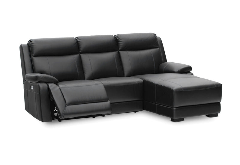 SAN MARCO Leather 3 Seater Chaise