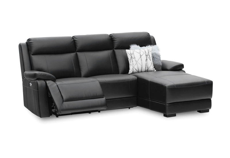 SAN MARCO Leather 3 Seater Chaise