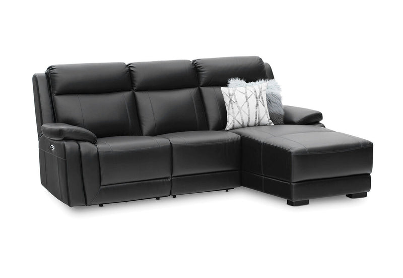 SAN MARCO Leather 3 Seater Chaise