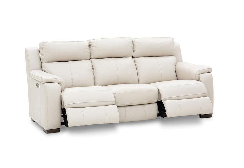 CAPELLO Leather 3 Seater Sofa with 2 Inbuilt Electric Recliners