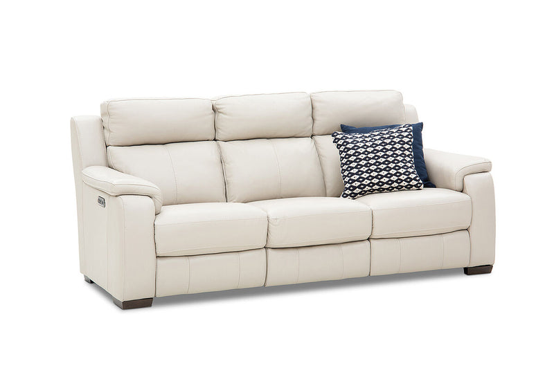CAPELLO Leather 3 Seater Sofa with 2 Inbuilt Electric Recliners