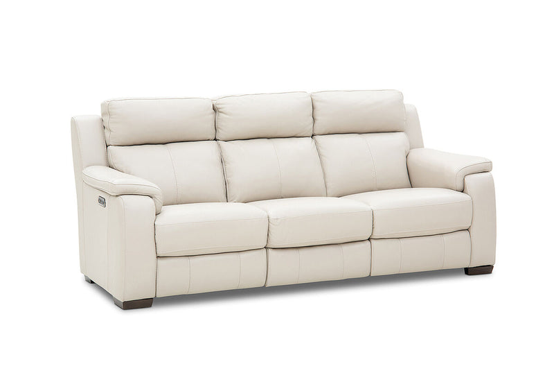 CAPELLO Leather 3 Seater Sofa with 2 Inbuilt Electric Recliners