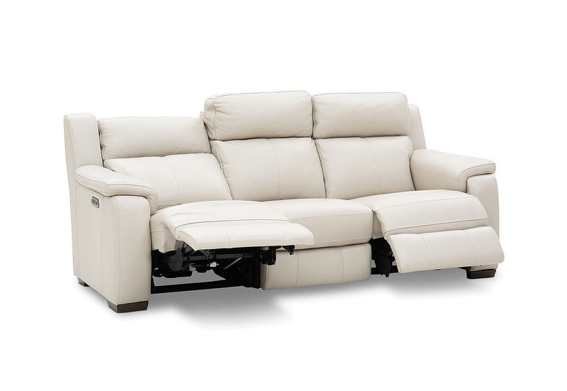 CAPELLO Leather 3 Seater Sofa with 2 Inbuilt Electric Recliners