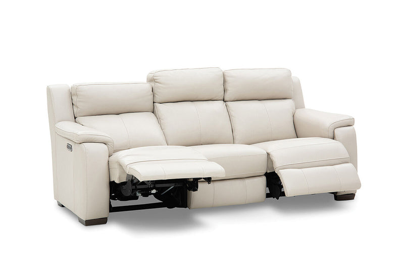 CAPELLO Leather 3 Seater Sofa with 2 Inbuilt Electric Recliners