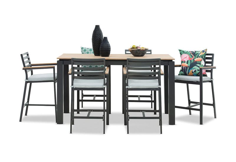 MORNINGTON 7 Piece Outdoor Bar Setting.