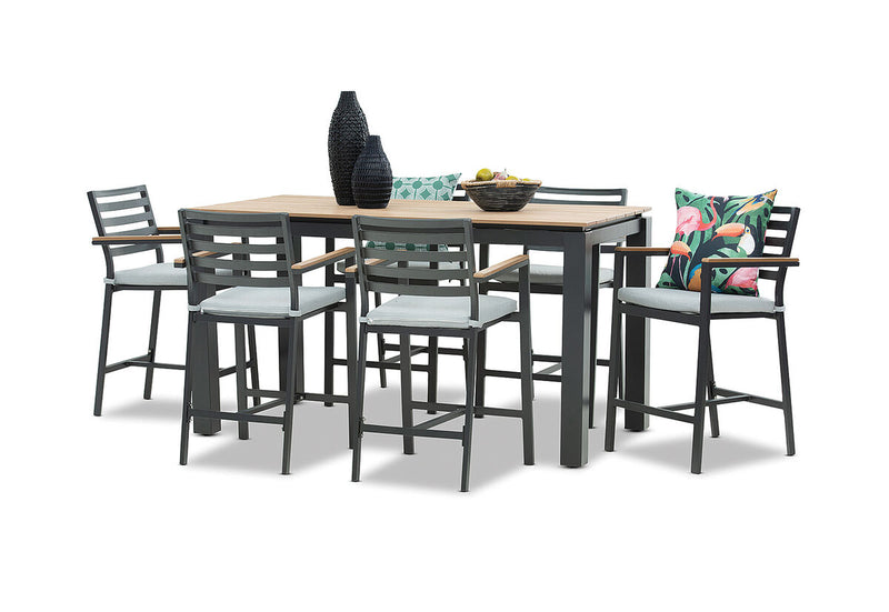 MORNINGTON 7 Piece Outdoor Bar Setting.