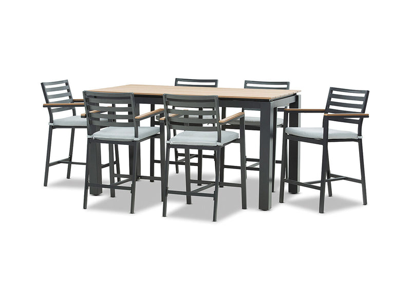 MORNINGTON 7 Piece Outdoor Bar Setting.