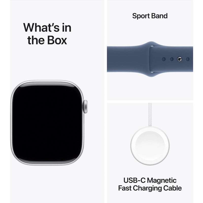 Apple Watch Series 10 GPS 46mm Silver Aluminium - Sport Band